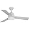 Progress Lighting Trevina II Collection 44" Three-Blade Satin White Ceiling Fan P2555-2830K - alternate 1